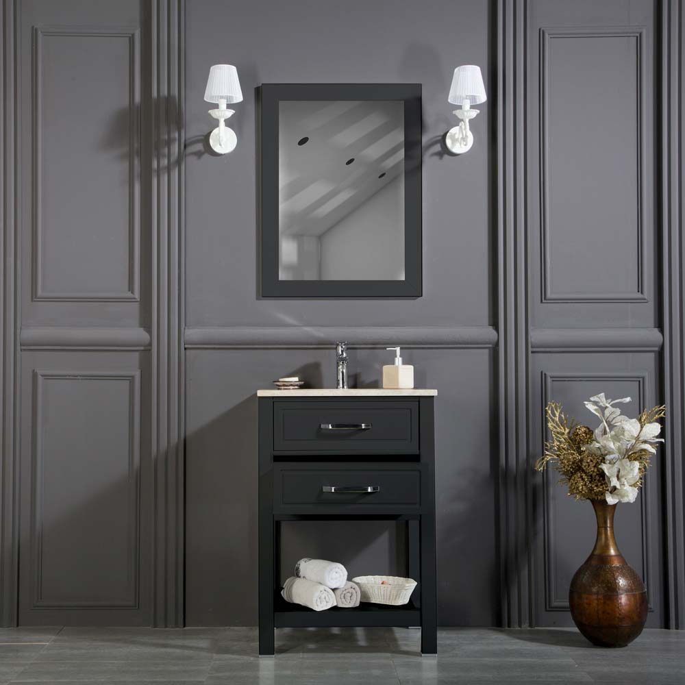 Fawio 24 Anthracite Bathroom Cabinet Mcshomegoods Fawio 24 Anthracite Bathroom Cabinet